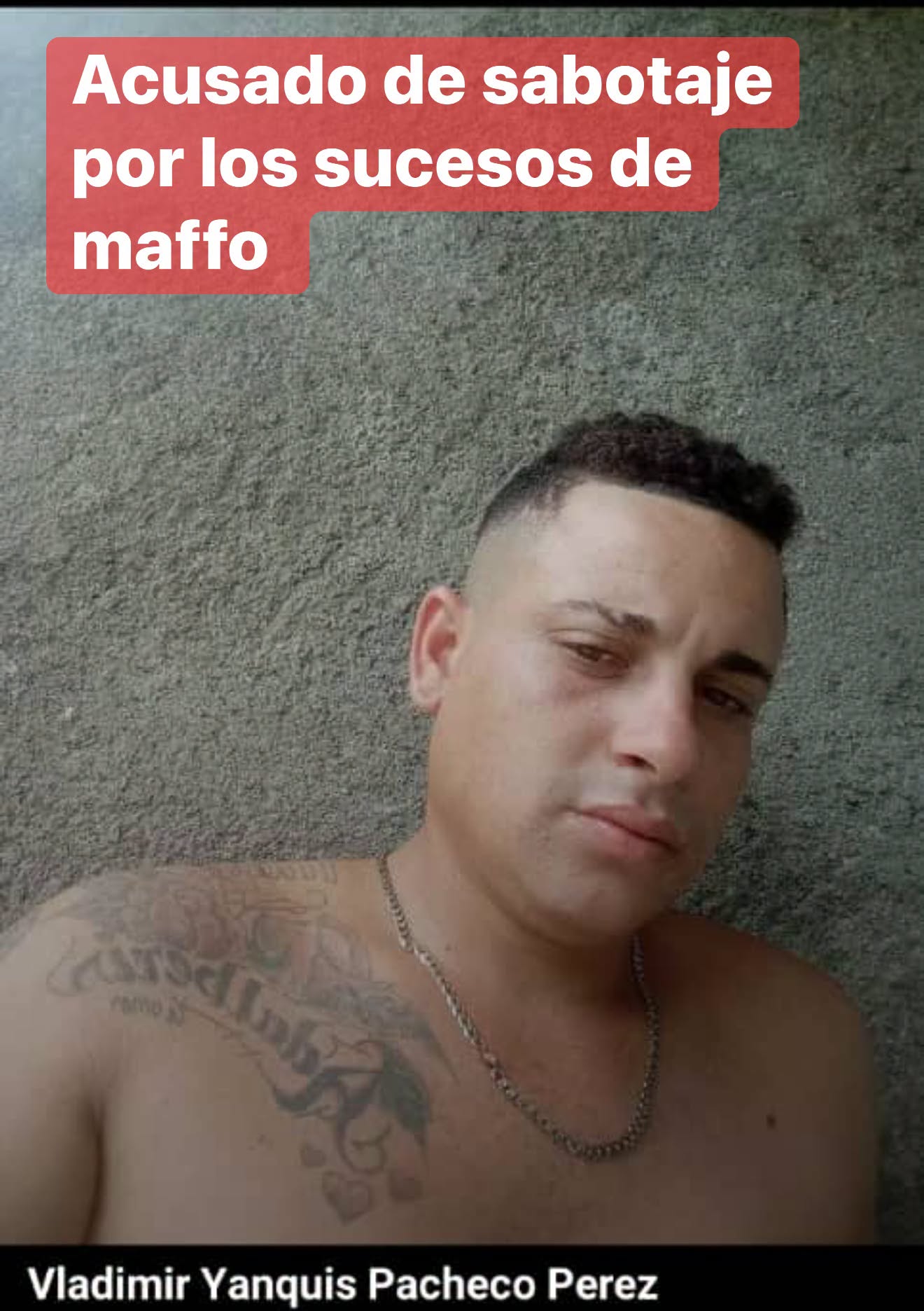 Fotografía de Vladimir Yanquis Pacheco Pérez